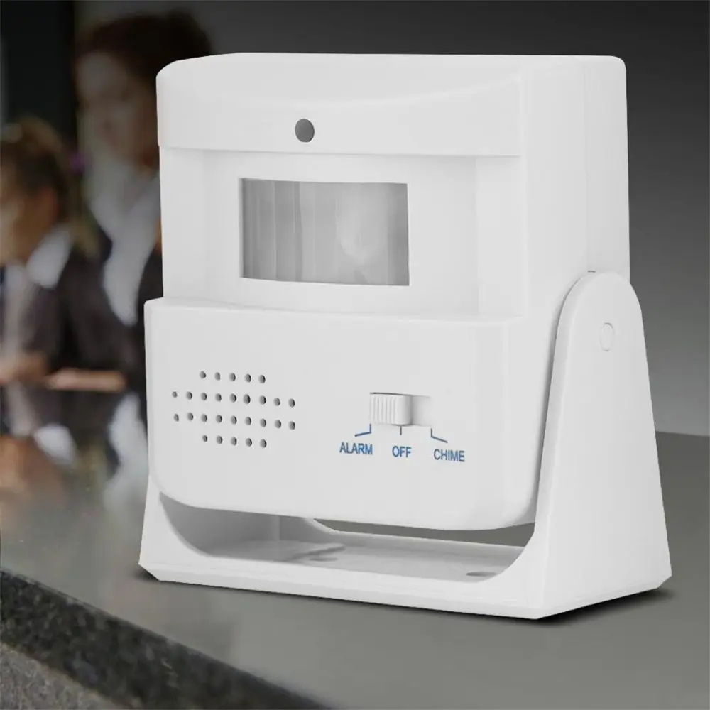 Sound Loud For Shop Entry Infrared Detector Wireless Sensor Door Bell Chime Alarm Security Guest Welcome