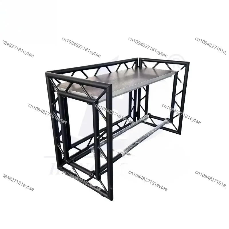 Suitable for foldable and adjustable height aluminum DJ stands, stage assembly headrests, nightclubs, and mobile devices