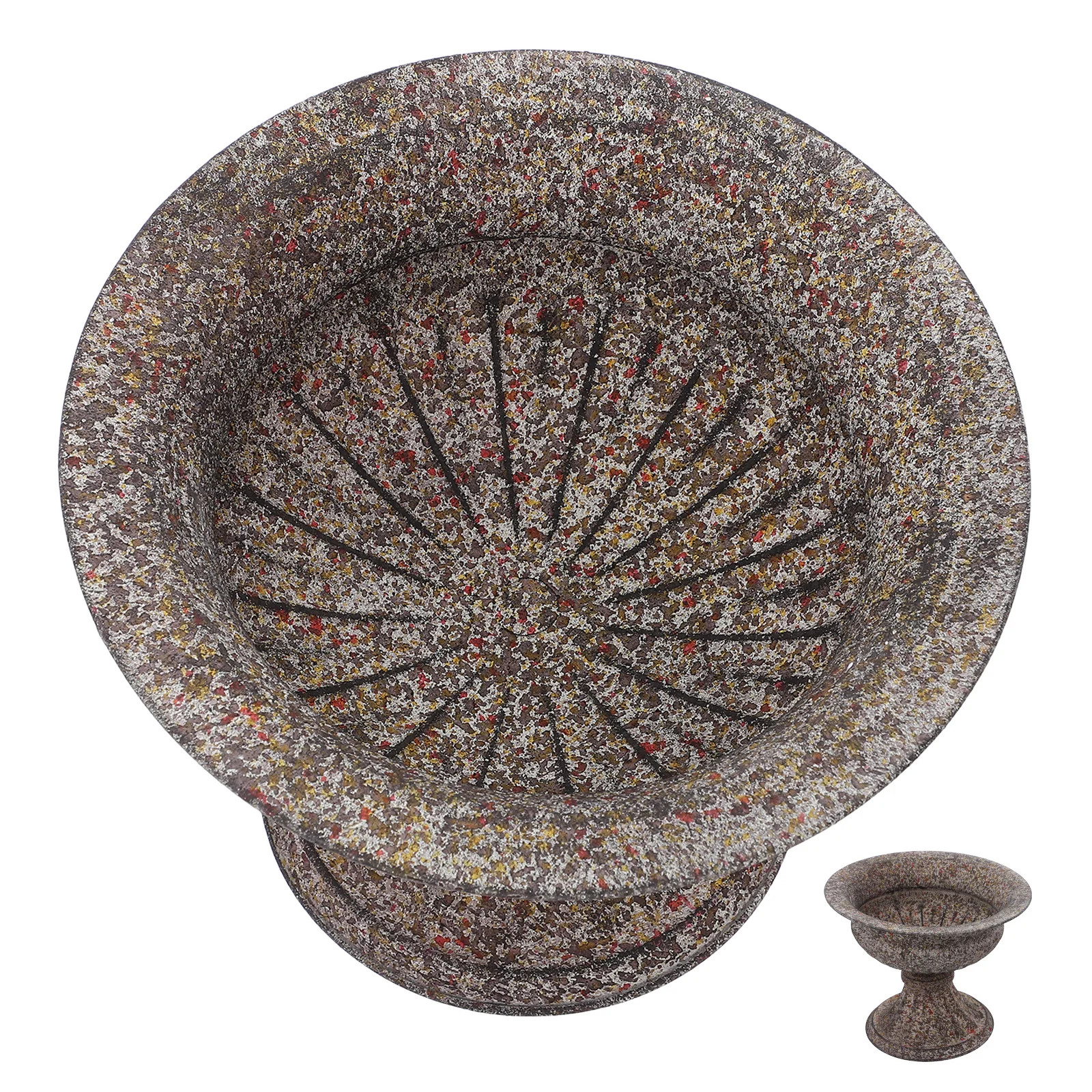 

Vintage Decorative Flower Vase Retro Iron Tabletop Centerpiece For Dried Fresh Flowers French Farmhouse Wedding Home