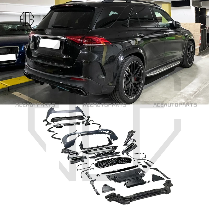 Facelift Body Kit Universal For Mercedes 2020 2021 2022  GLE W167 Upgrade To GLE63 Style Body Kit