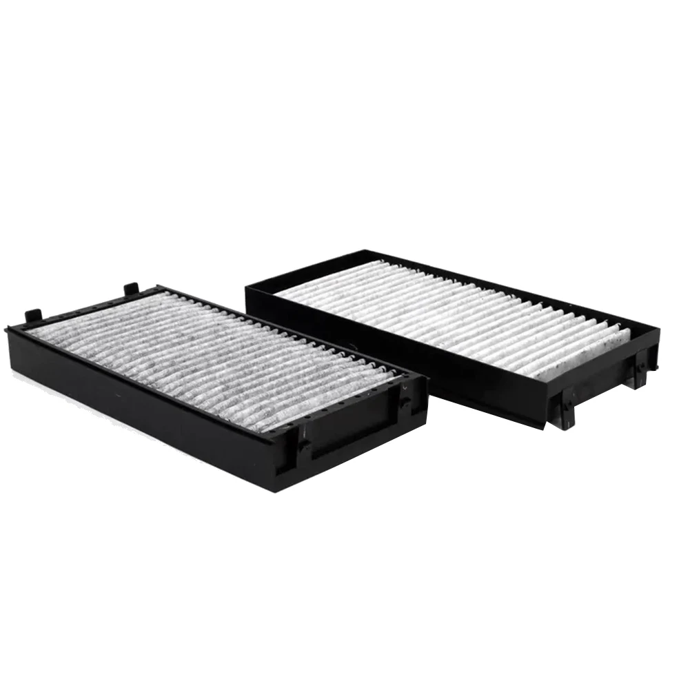 

64119248294 2Pcs Cabin Air Filter For -BMW E70 X5 E71 X6 F01 F02 F07 F10 Activated Carbon ABS 64319945586