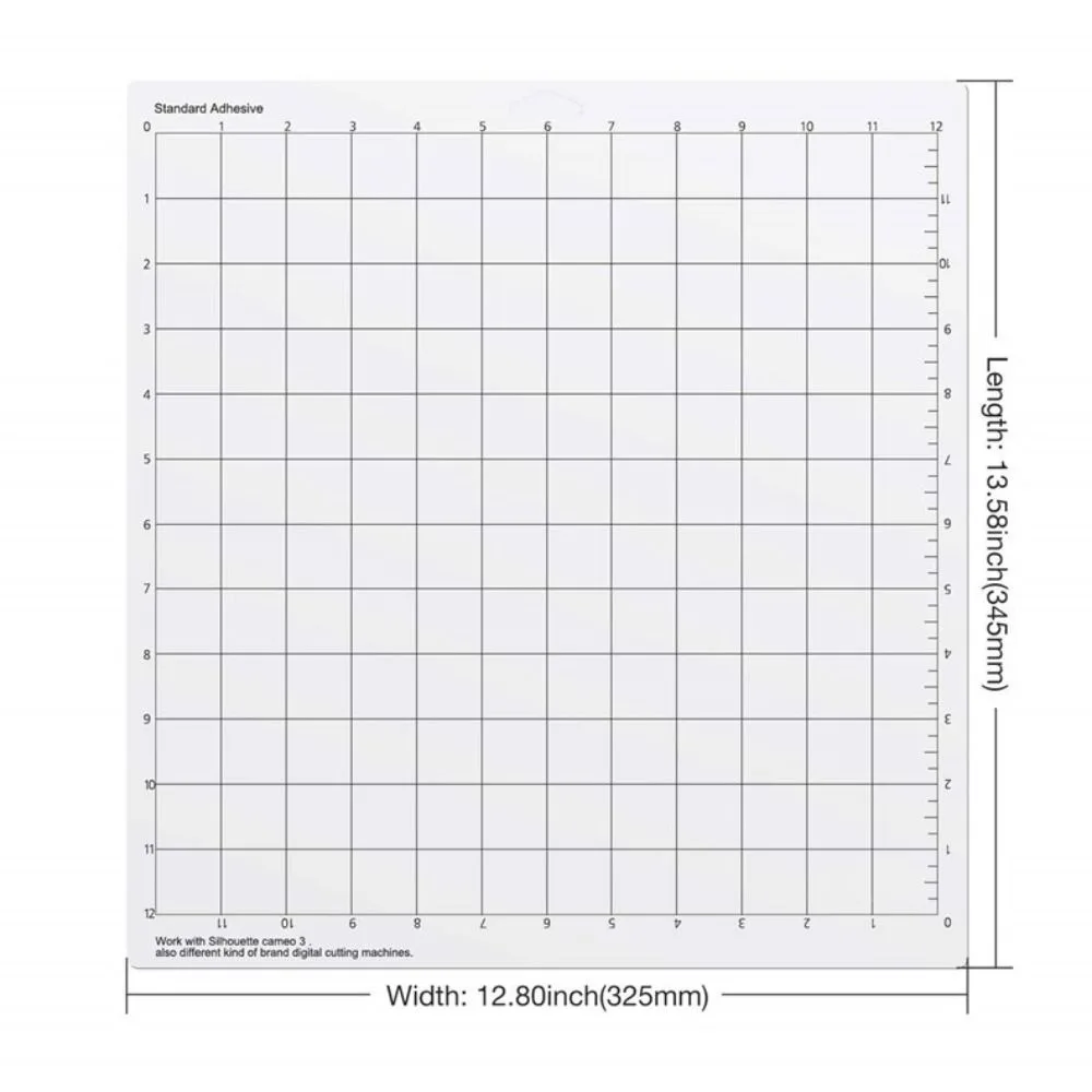Reusable Adhesive Cutting Mat PVC Cameo Silhouette Lettering Machine Pads Non-Slip Thick Card Stock Cricut Mat For Crafts Sewing