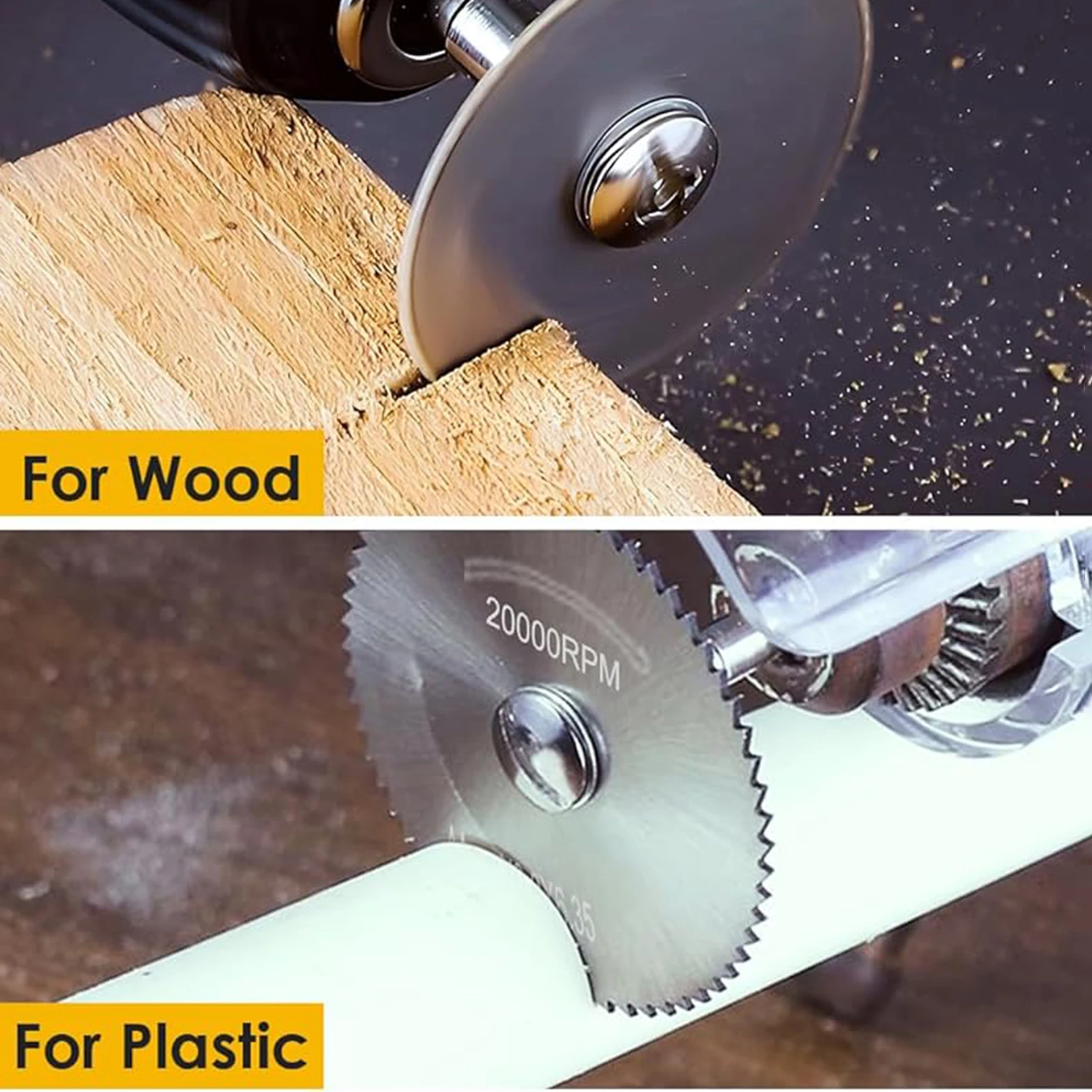 8-16pcs Saw Blade Arbor Adapter High Speed Steel for Hand Electric Drill Mandrel Cutting Disc Mounting Tool Accessory