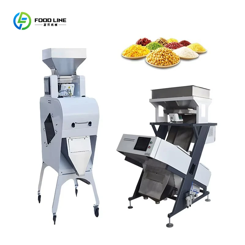 Hot Selling High Precision Color Sorte Big Capacity Grains Beans Corn Rice Colour Sorter Customized