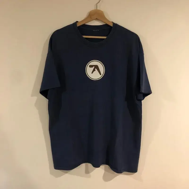 APHEX TWIN Logo Black T Shirt Full Size S 5XL