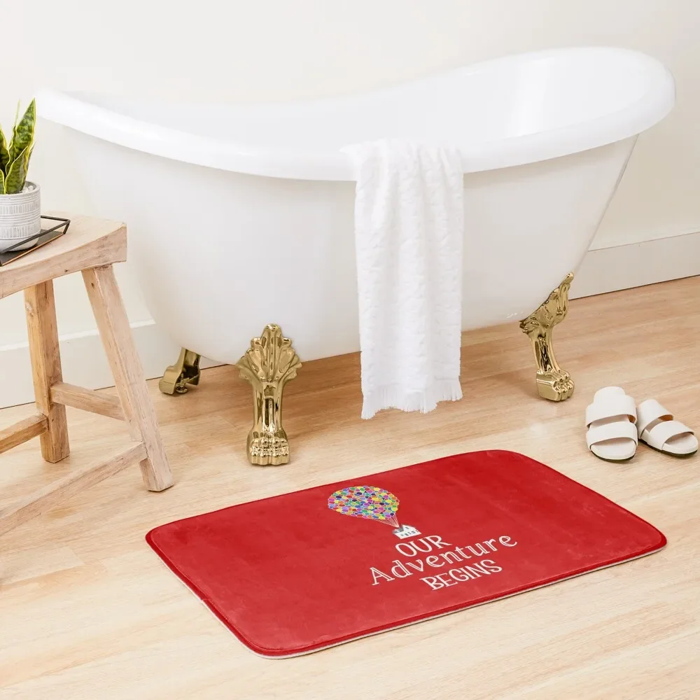 

Our Adventure Begins Bath Mat Kitchen Carpet Entrance Carpet Mat