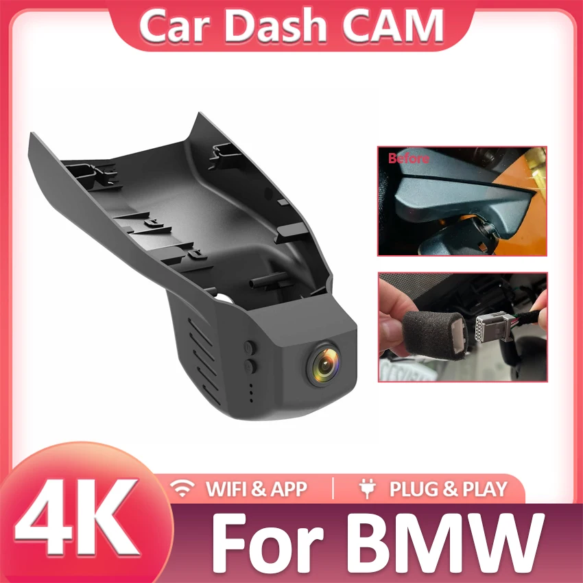 

4K 2160P Easy to install Car Video Recorder Dash Cam Camera for BMW x1 f48 f20 f25 f10 f34 f07 f80 f82 x5 f11 f32 f33 f36 X2 F43