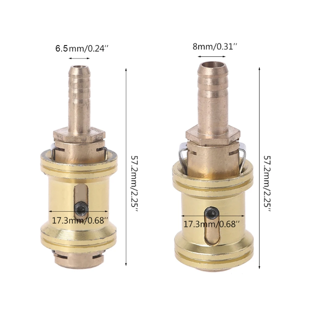 6.5/8mm Adattatore per mandrino dell'aria Gonfiatore per pneumatici Mandrino Collegamento rapido Valvola per pneumatici per auto Clip Ugello della pompa Morsetto Connettore di gonfiaggio