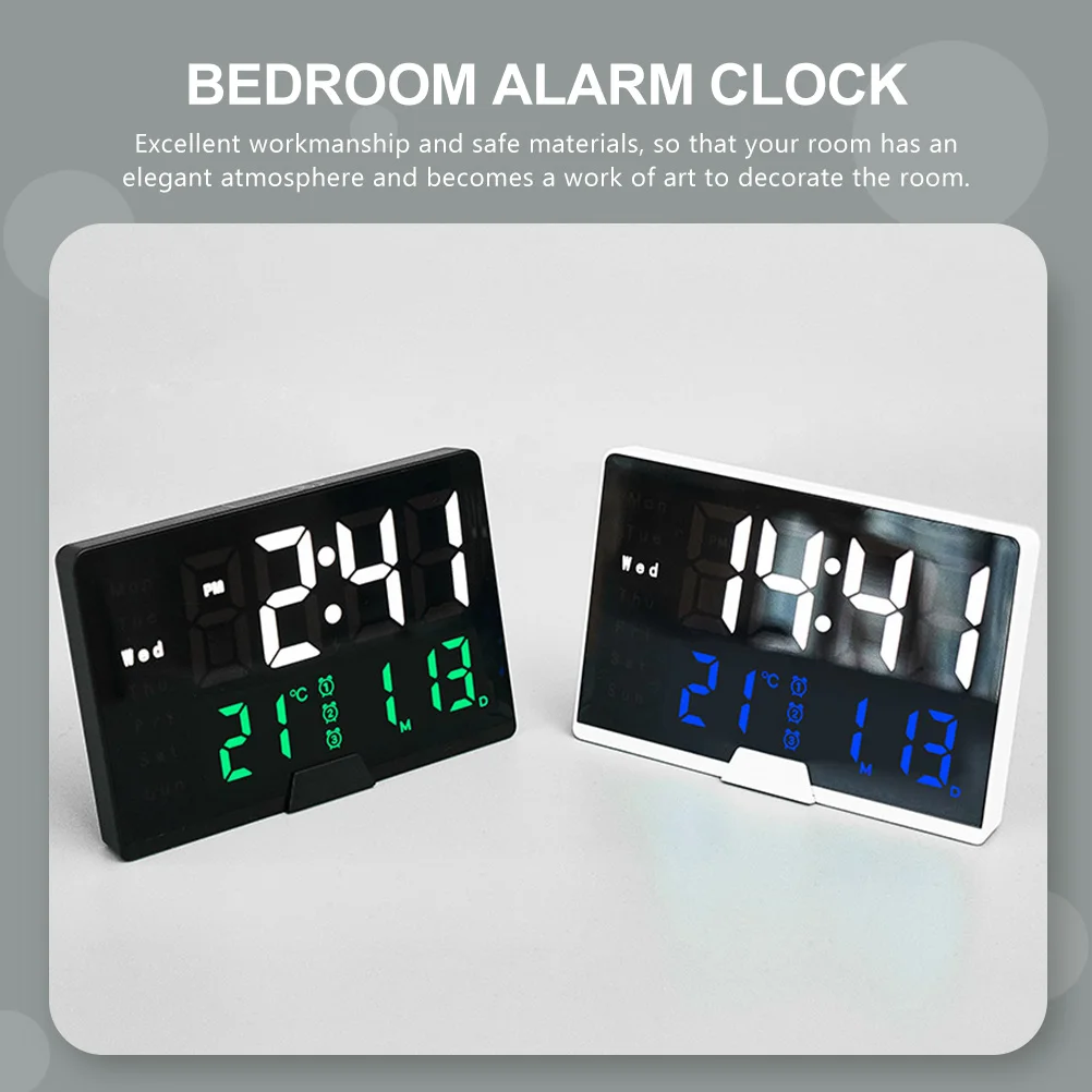 

Digital Alarm Bedroom Large Display Electronic Wall LED Digital Display Clock Clocks Multi Led Clock Purpose Home Decor