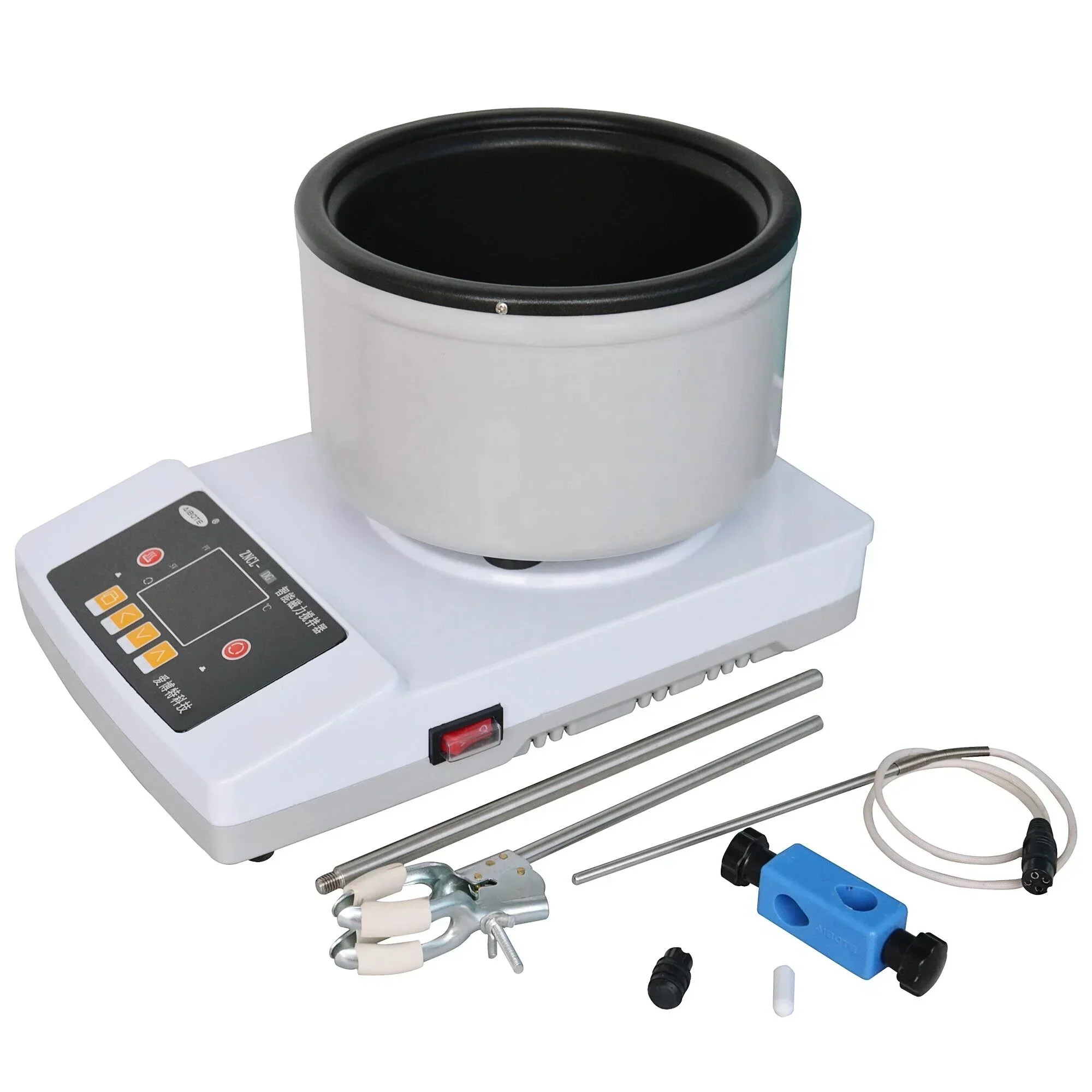

Magnetic Stirrer Heating Pot Intelligent Digital Display Timing Laboratory Magnetic Stirring Oil bath or Water Bath Heating Pot