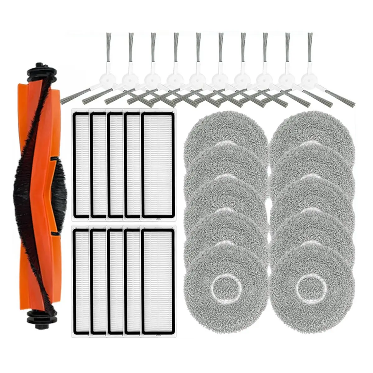 A42F For Xiaomi Robot Vacuum S10+/S20+ Replacement Parts Main Brush, Side Brush, HEPA Filter, Mop Cloth Accessories view 2
