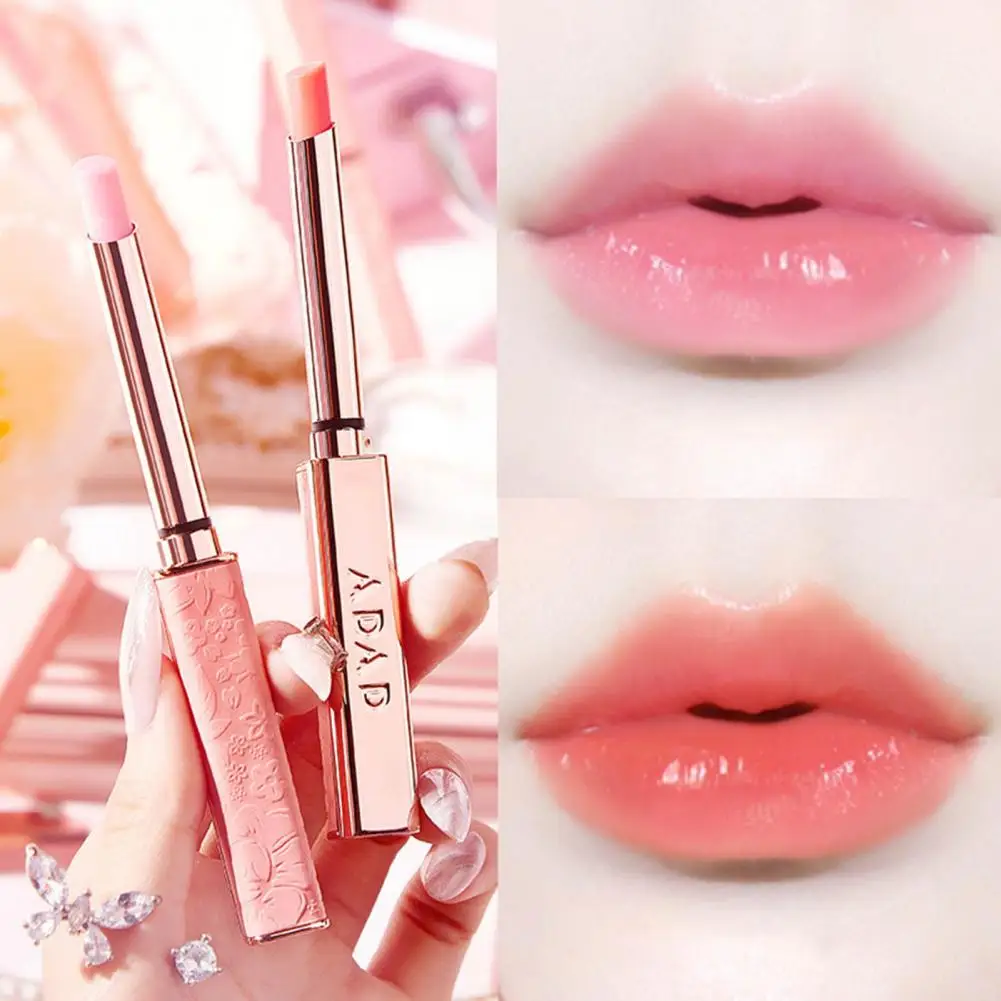 0.8g แฟชั่น Lightening WARM เปลี่ยนสี Lip Balm Elegant Lip Balm อุณหภูมิเปลี่ยนลิปสติก Lip Balm สําหรับผู้หญิง