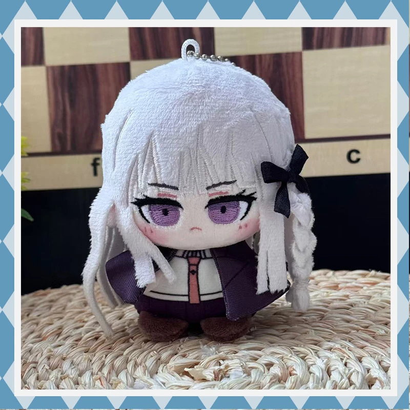 Anime Gra Danganronpa3 Kokichi Oma Kawaii Cosplay Bawełniana Lalka Dango Brelok Zawieszka Pluszowa Mini Figurka Zabawka Prezent dla Fanów