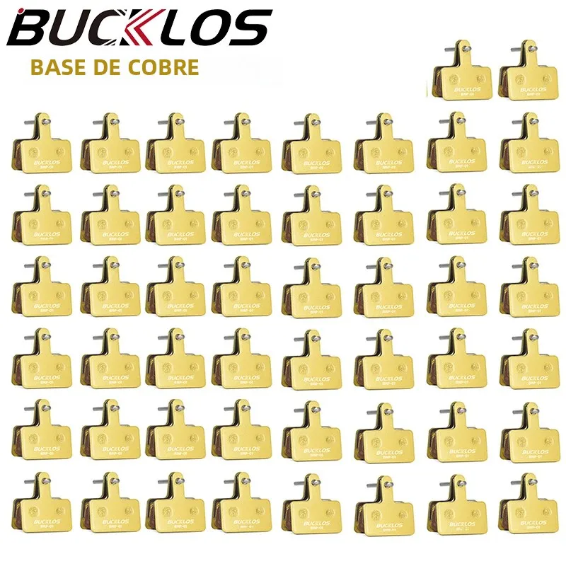 Bucklos almofada de bicicleta para b01s b03s base de cobre pastilha de freio a disco estrada mountain bike freios pastilhas para shimano deore ace