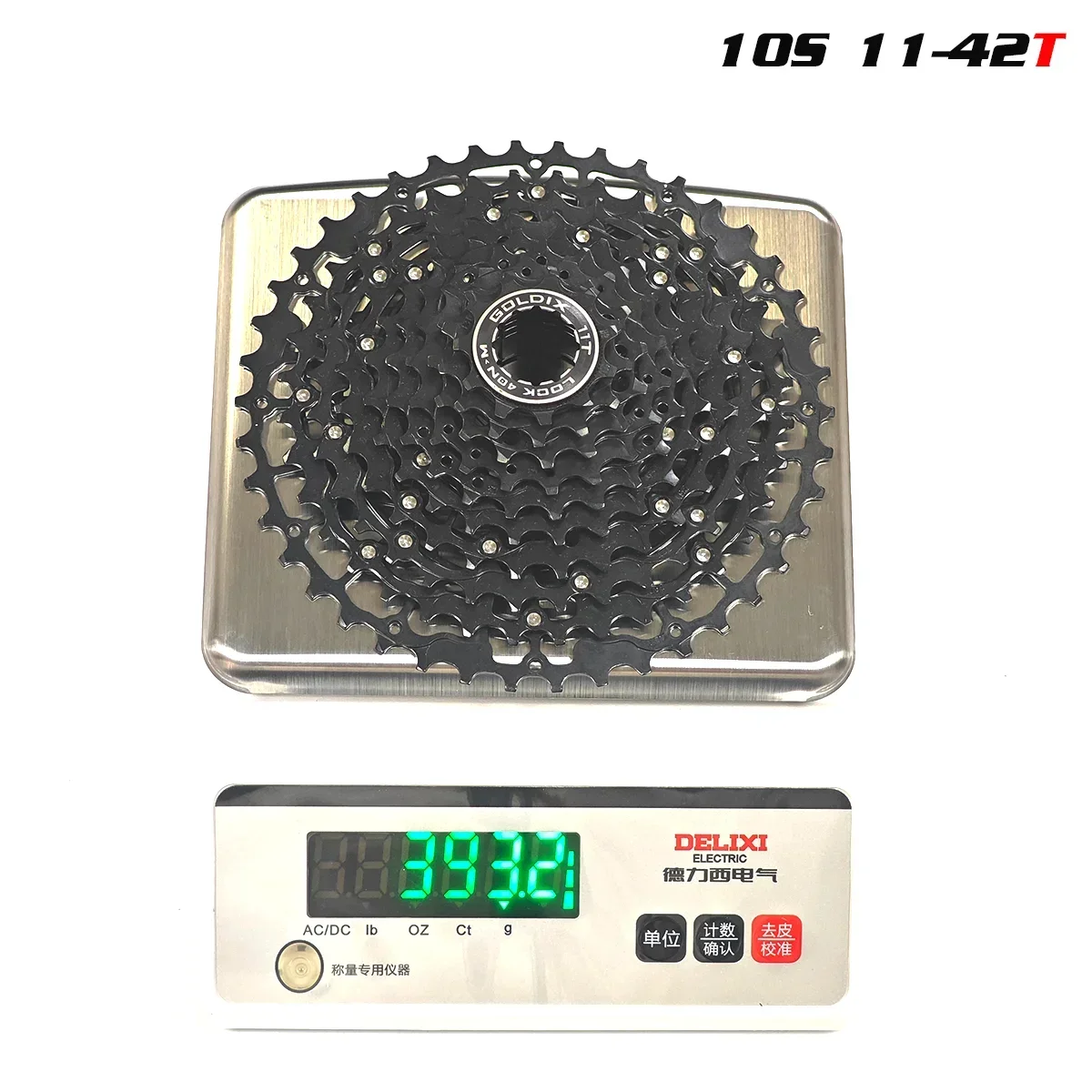 GOLDIX Ultraleichter MTB-Kassettenfreilauf k7 9/10/11/12/13 Geschwindigkeit HG-Struktur Kettenrad Kohlenstoffstahlmaterial für Mountainbike