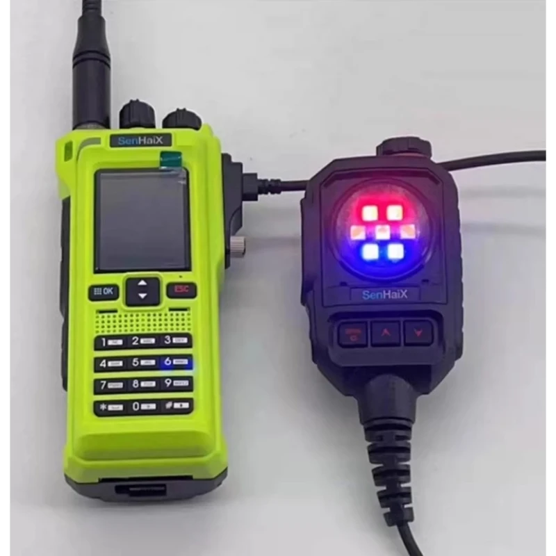 Adattato per il ricevitore interfono wireless Senhaix GT-12/8800/8600 n. 1 interfaccia di tipo C Walkie Talkie Microfono Spalla di tipo C