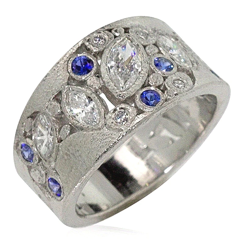Funkelnder geometrischer Ring mit synthetischem Zirkonia, ausgehöhlter Ring für Damen, modisch, elegant, für Bankette, Festivals, perfekte Schmuckgeschenke