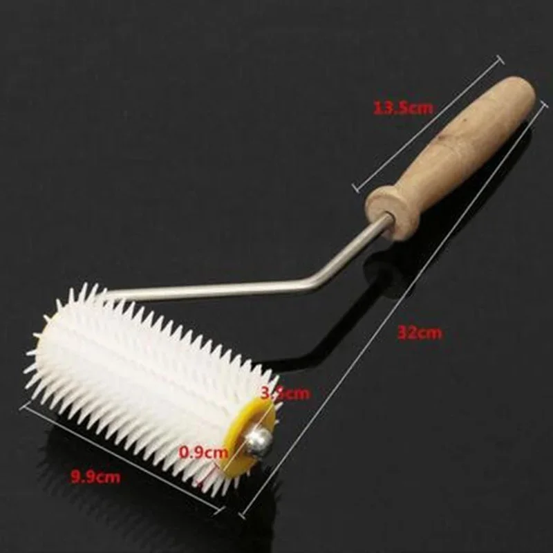 Bee Honey Extracting Uncapping Needle Roller Plastic Beekeeping Comb Tools Kit Home Garden Supplies