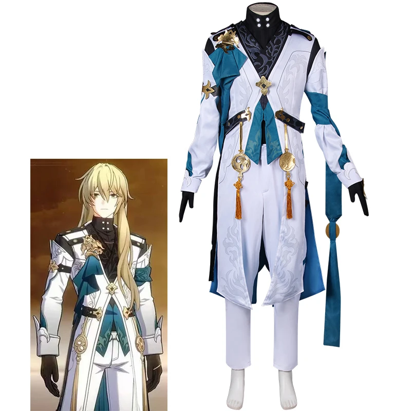 Star Rail Cosplay Game Honkai New Account Luo Cha Role-Playing Clothes Male Jackets Tops Pants Gloves Accessories Halloween Suit