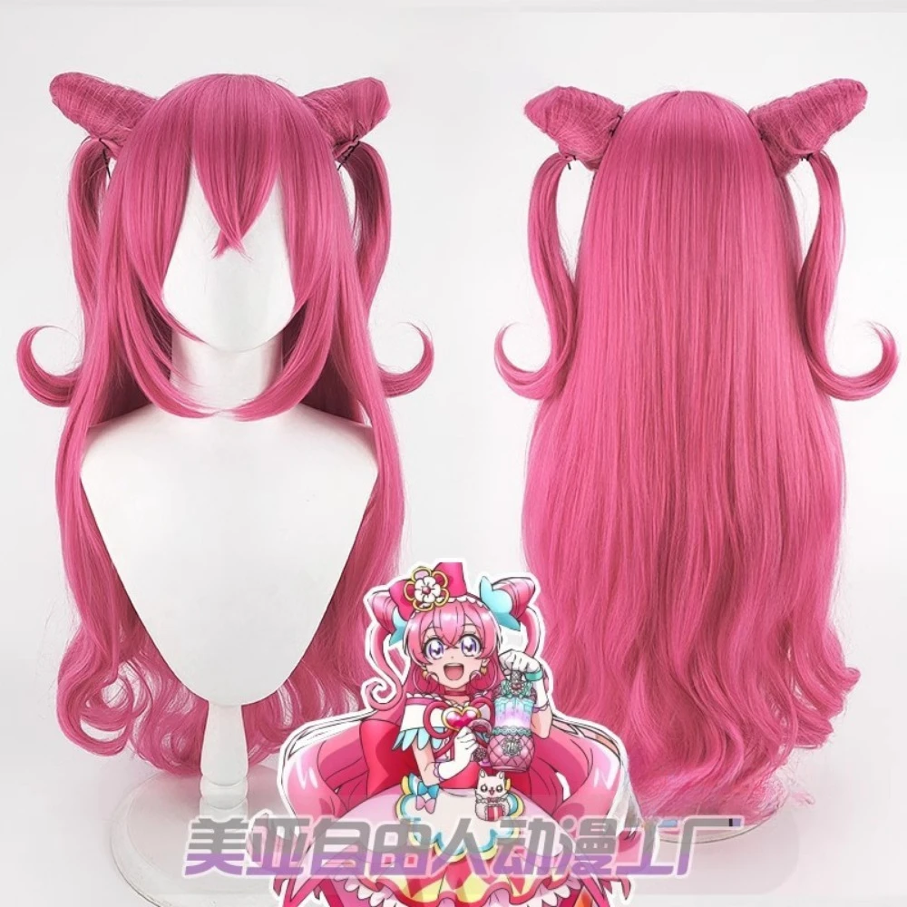 Delicious Party Pretty Cure Cosplay Cure Precious Wig Heat Resistant Synthesis