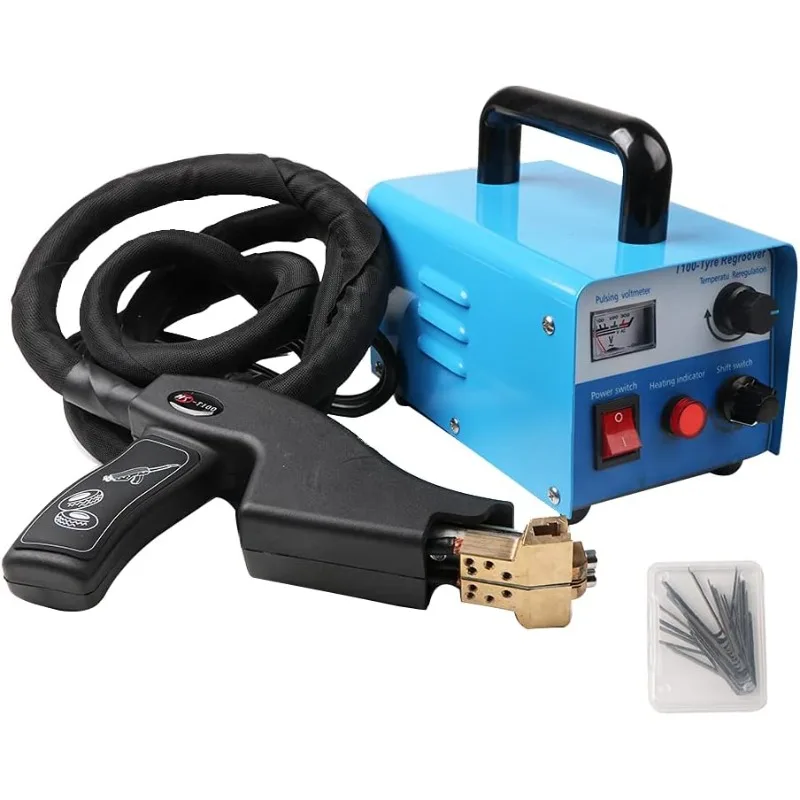 Christmas.Tool 110V 400W Groover Machine Iron Groover Cutter,Professional Groover Heated Machine with 20 pcs