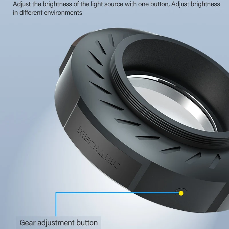 Lampada ad anello per microscopio meccanico 7W sorgente luminosa LED regolazione della luminosità tricolore lampada da lavoro per la protezione