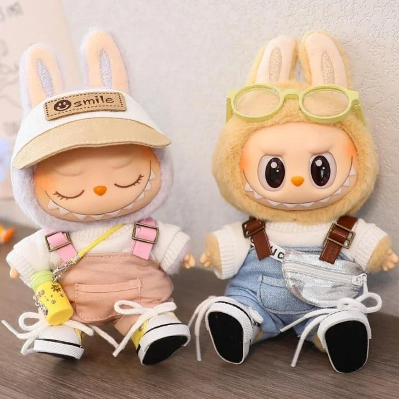 LABUBU أحذية من الجلد دمى اكسسوارات مناسبة ل 17 سنتيمتر دمية موضة أحذية رياضية لطيف لتقوم بها بنفسك ألعاب الدمى هدايا عيد ميلاد فتاة الاطفال #2