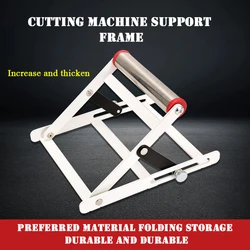 Cutting Machine Support Rack Long Material Support Frame Adjustable Size Roller Bracket 201 Stainless Steel Frame