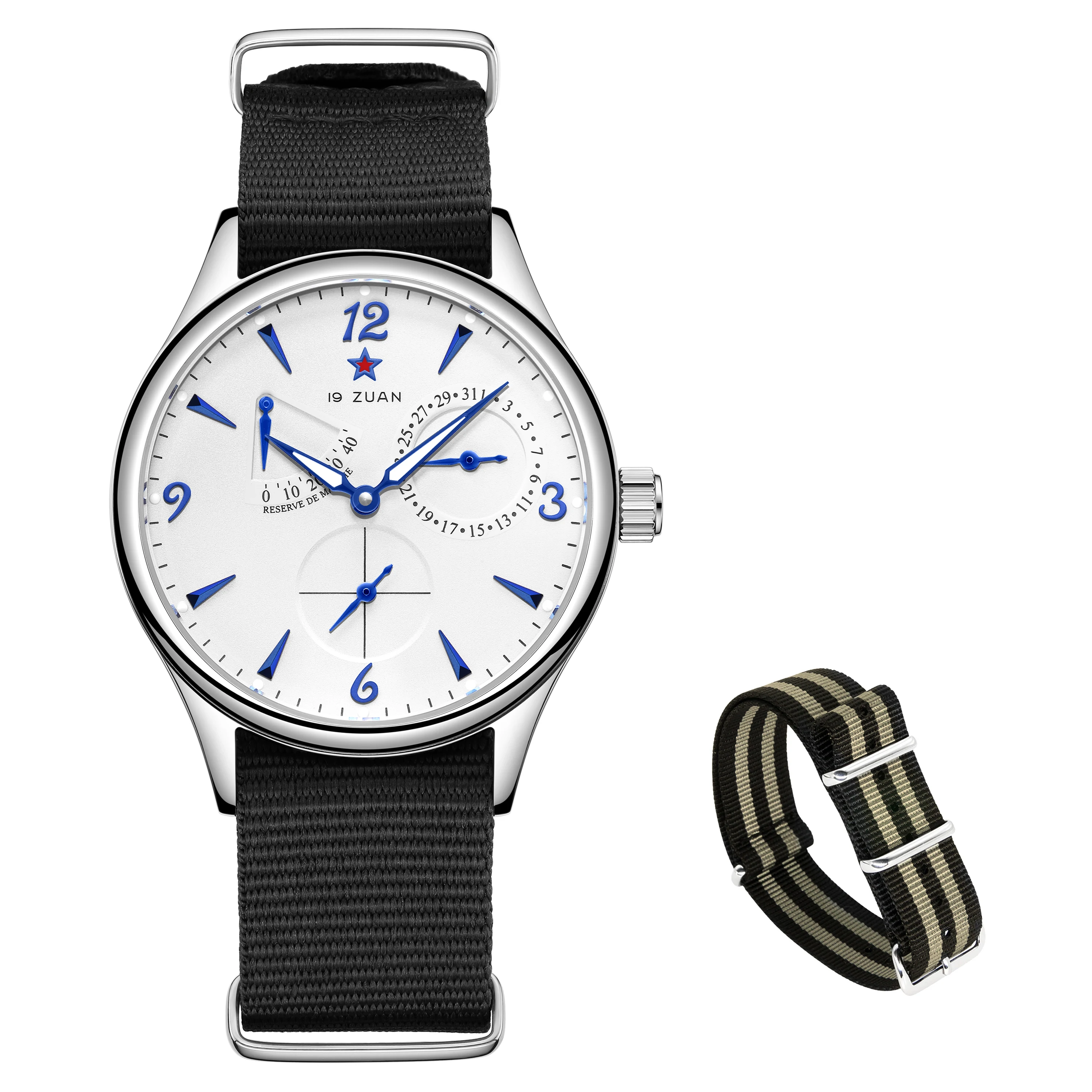 Seagull Herren 1963 Fliegeruhr 40 mm ST1780 Automatisches mechanisches Uhrwerk Saphirglas Retro-Stil Wasserdicht 50 m