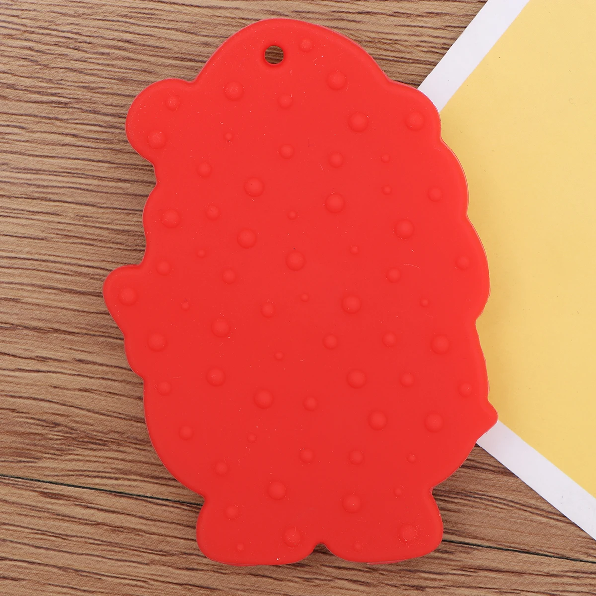 

1Pcs Santa Claus Baby Silicone Teether Red Cartoon Infant Chewing Relief Xmas Sensory Play Baby Teether Toy Kids Chew Toy