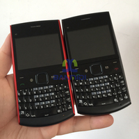 Unlocked Original X2 X2-01 GSM 2G Mobile Cell Phone Russian Hebrew Arabic QWERTY Keyboard Cellphone Finland Made on 2011 Year