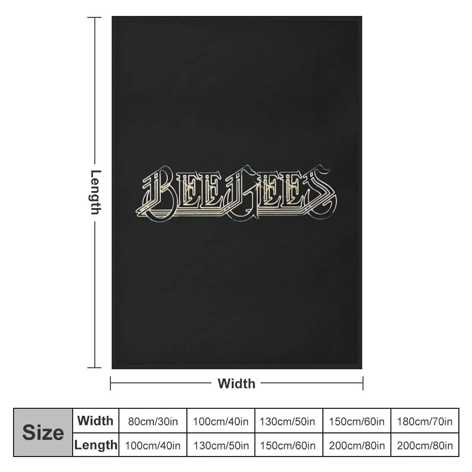 BETS STORE (BEE GEES) Throw Blanket Retros Soft Beds Blankets