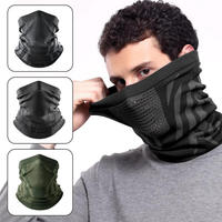 Winter Breathable Comfortable Thermal Knitted Scarf Face Cover Neck Warmer Windproof Bicycle Cycling Ski Tube Scarf Hiking Masks
