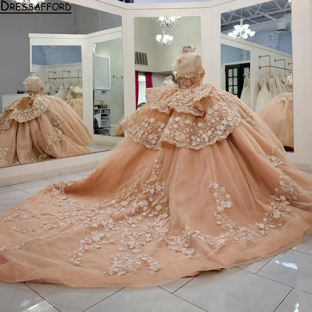 

Блестящие платья для квинсеаньеры с крупным бантом, открытыми плечами и тюлем, модель 2026 года, на заказ