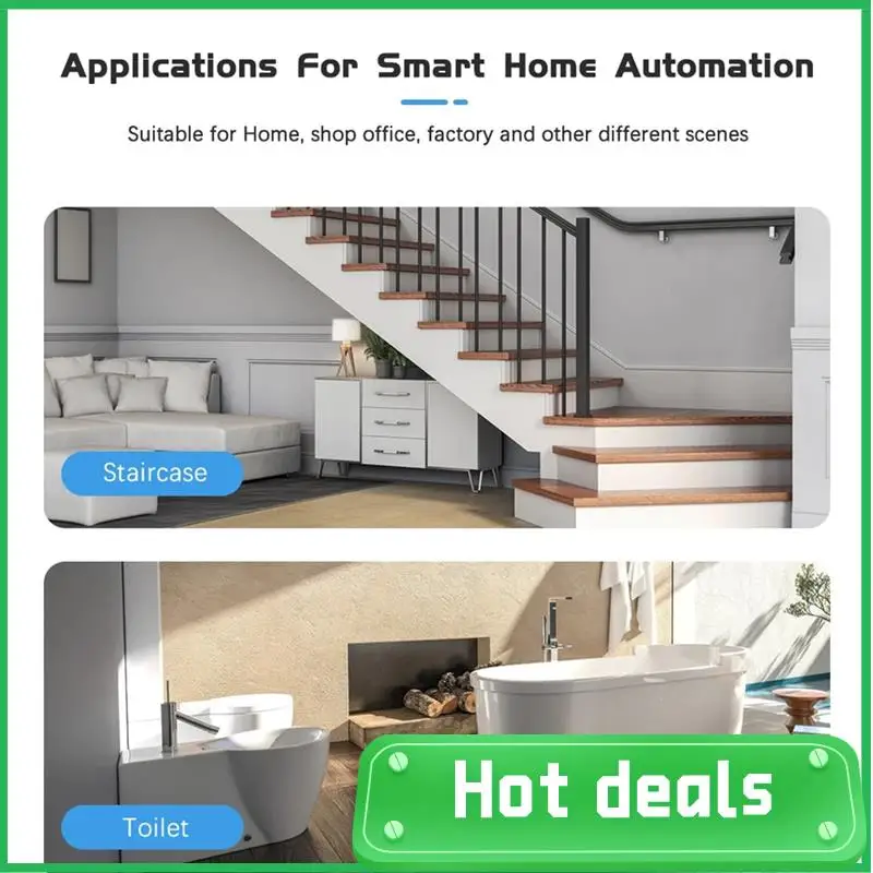 

Радар Mmwave Умный датчик присутствия человека Надежная работа Энергосбережение Простая установка Smart Life Zigbee Tuya (D) Прочный