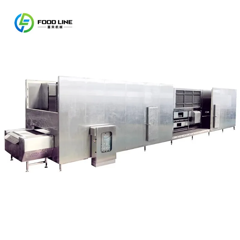 Customized Industrial IQF Mesh Belt Tunnel Quick Freezer 304 Stainless Steel CE Certified for Food Processing
