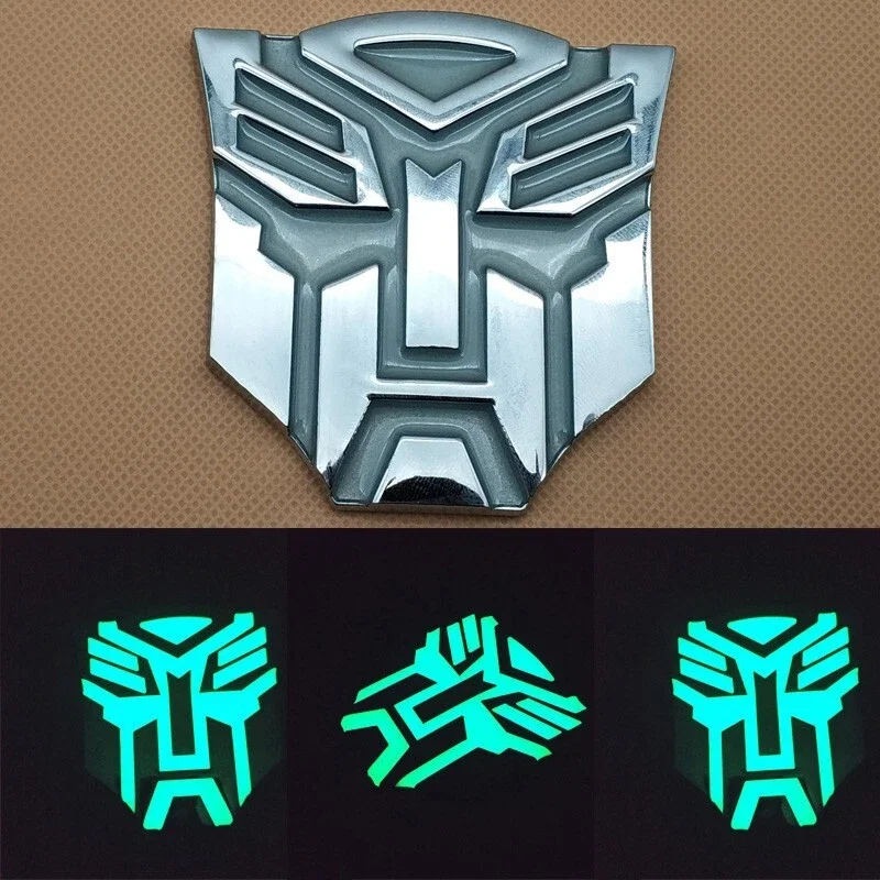 3D Metal SilverTransformers Autobots Car Emblem Racing SUV Coupe Badge for Car Truck Suv Motorcycle Etc.