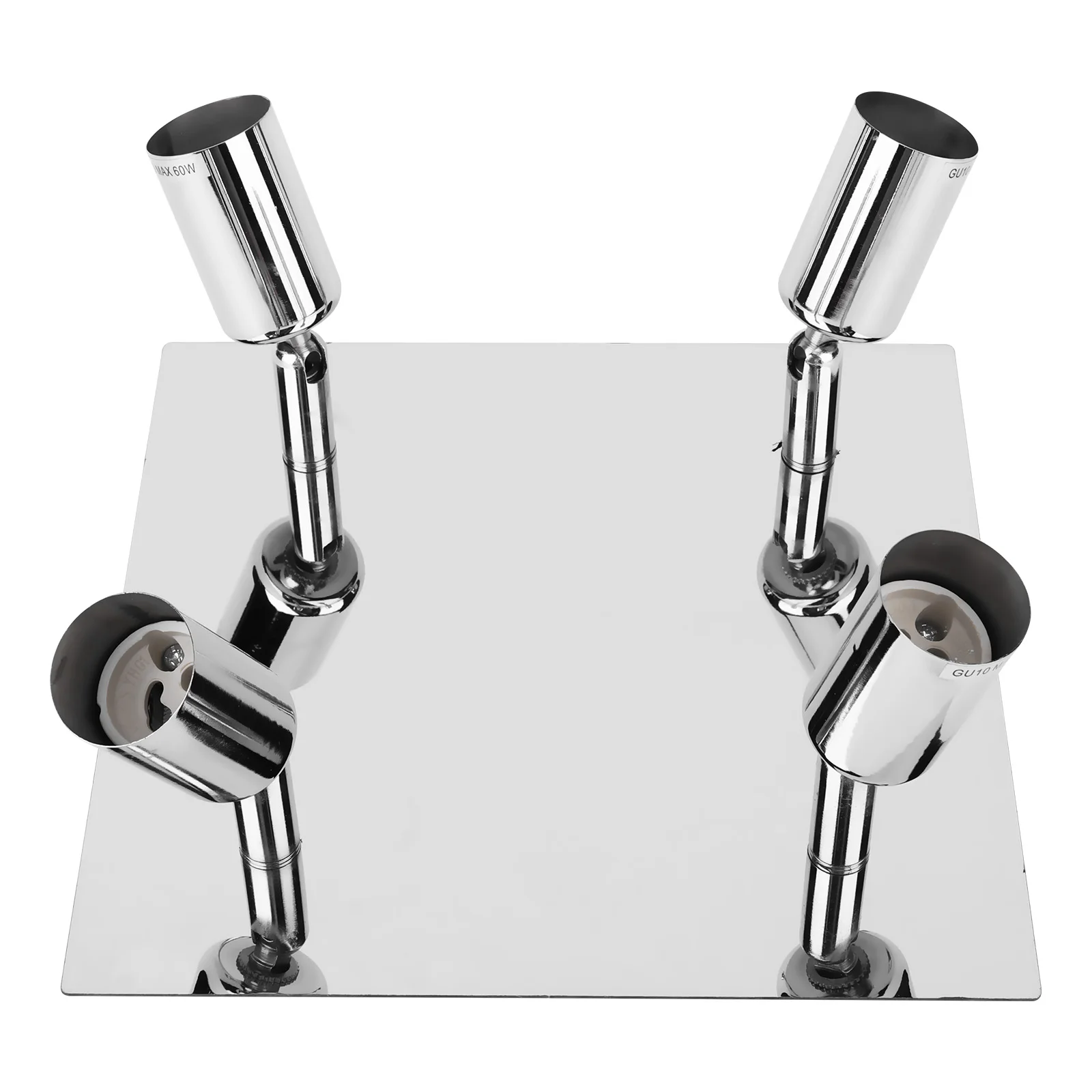 

4 Way Square Spot Light Ceiling Spotlight Adjustable Angle LED Ceiling Light Rotatable Ceiling Light for Home Decor