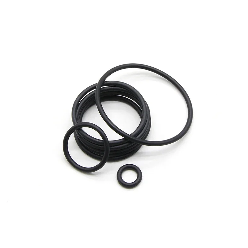 10pcs NBR O Ring Gasket CS 2mm OD 5mm~150mm Nitrile Butadiene Rubber Spacer Oil Resistance Washer Round Shape Black