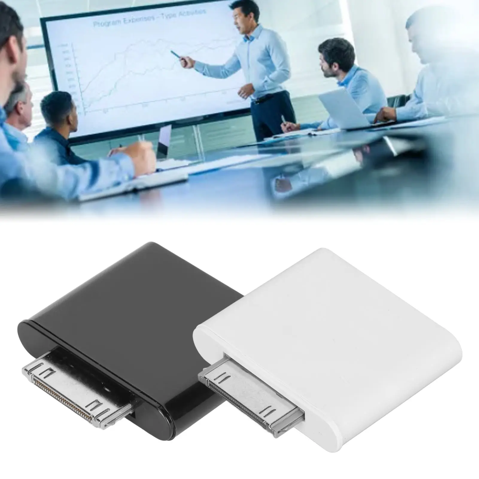 30 Pin Bluetooth Adapter 30 Pin Bluetooth Adapter Plug and Play Drive  Wireless Bluetooth Sound Dongle Adapter Transmitter
