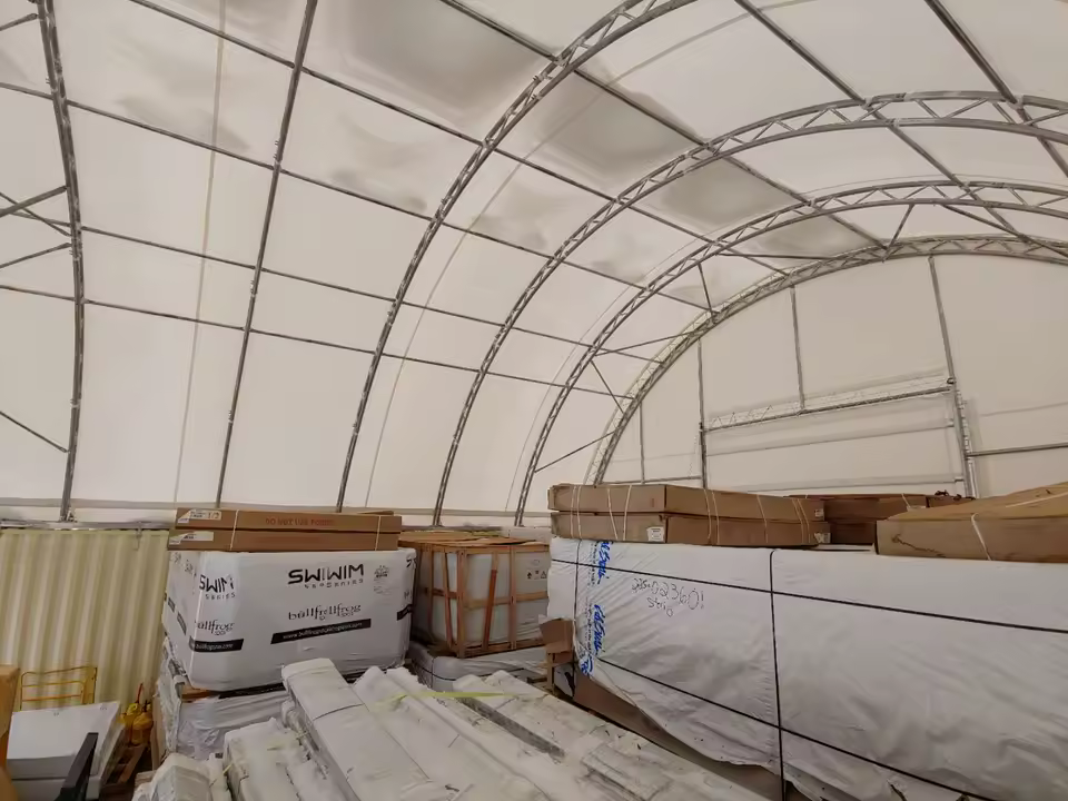 GS Outdoor Industrial Steel Structure Tent Container Shelter image
