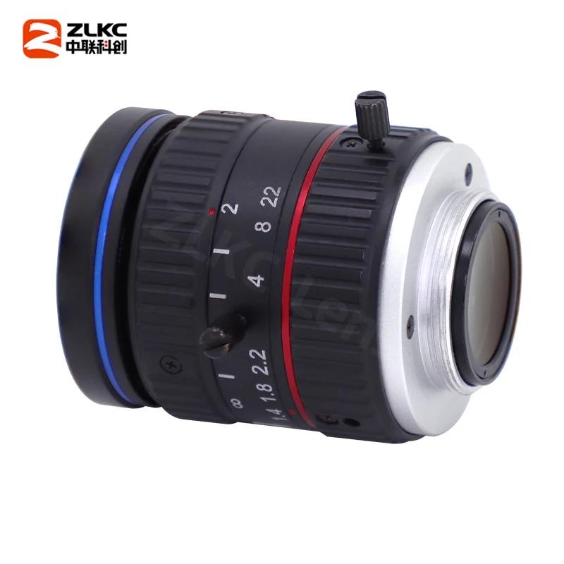 جديد 35 مللي متر عدسة بؤرية ثابتة HD 8.0 ميجابيكسل C-Mount عدسة F1.4 8MP عدساتها C-Mount دليل القزحية لعدسة كاميرا المراقبة