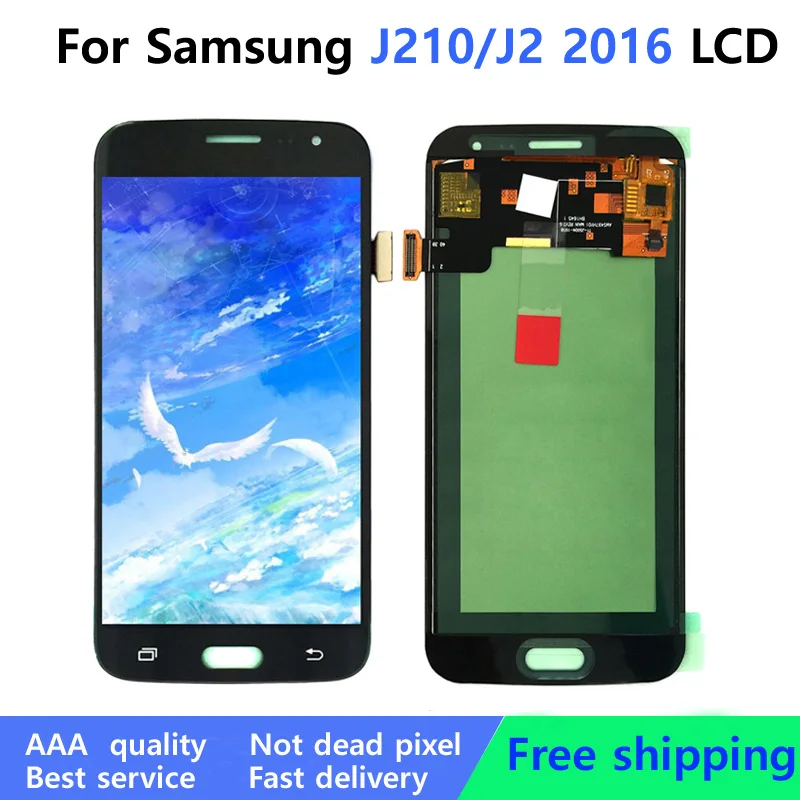 

Coreprime Tested Working LCD for Samsung Galaxy J2 2016, J210 LCD, J210F Display, Touch Screen Assembly, Repair Parts