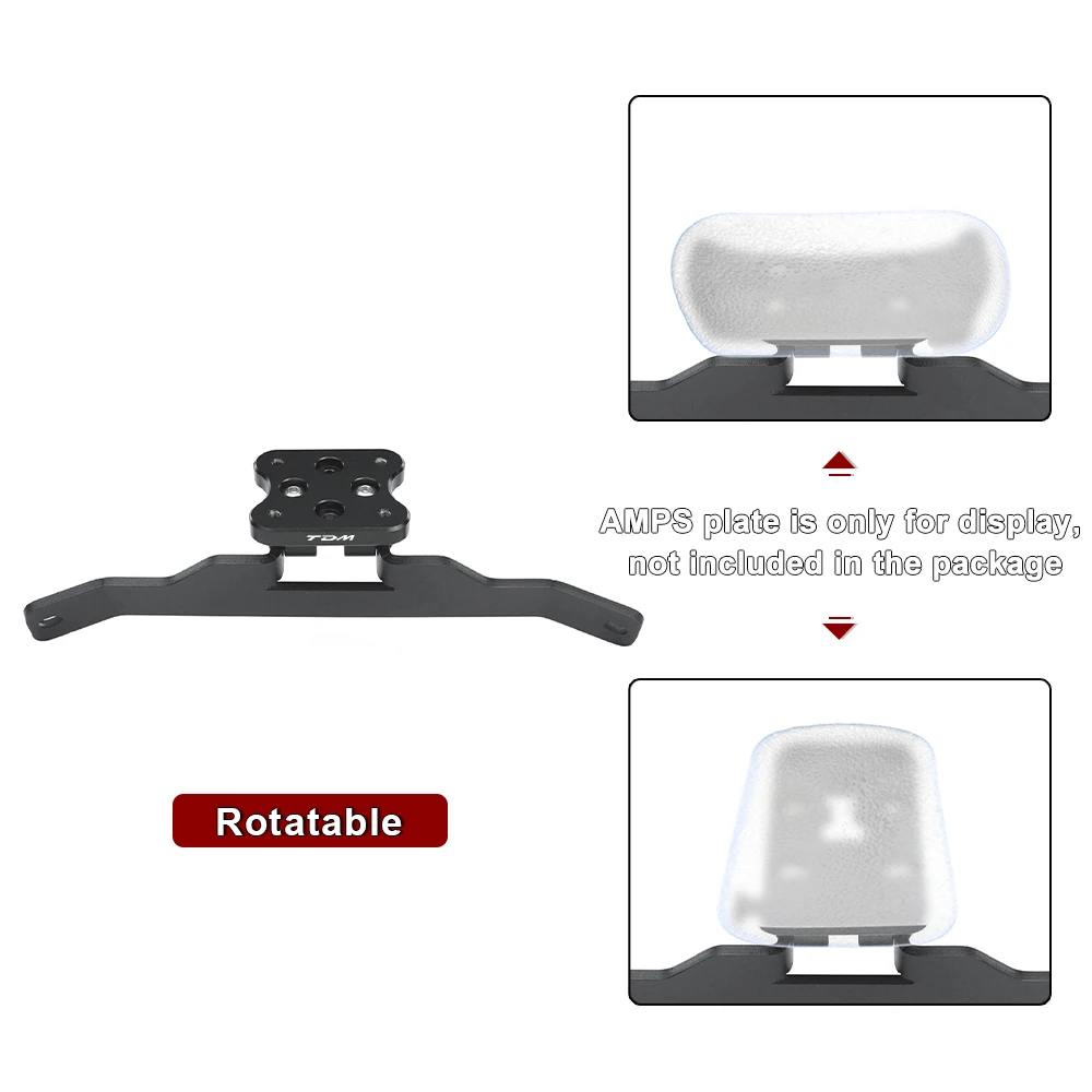 ヤマハ TDM 900 2002-2010 2011 TDM900 フロントガラス電話スタンドアダプタホルダーオートバイ GPS マウントナビゲーションプレートブラケット