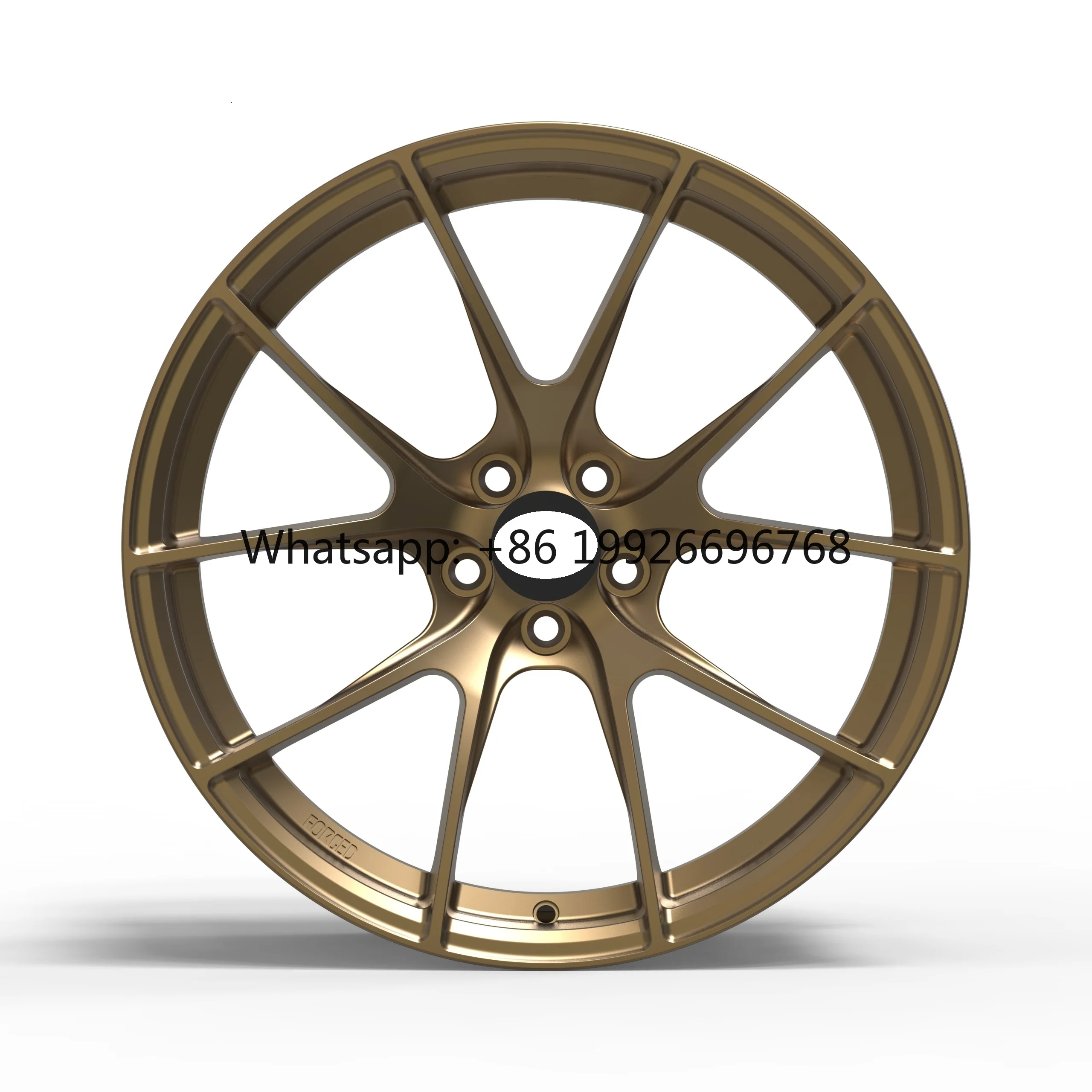 

18 Forged Aluminum Alloy Wheels 18 19 Inch Black Finish Deep Dish Design for Passenger Cars Racing