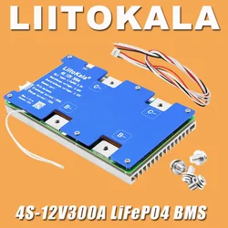 LiitoKala 4S 12V 100A/150A/200A/300A LiFePo4 BMS