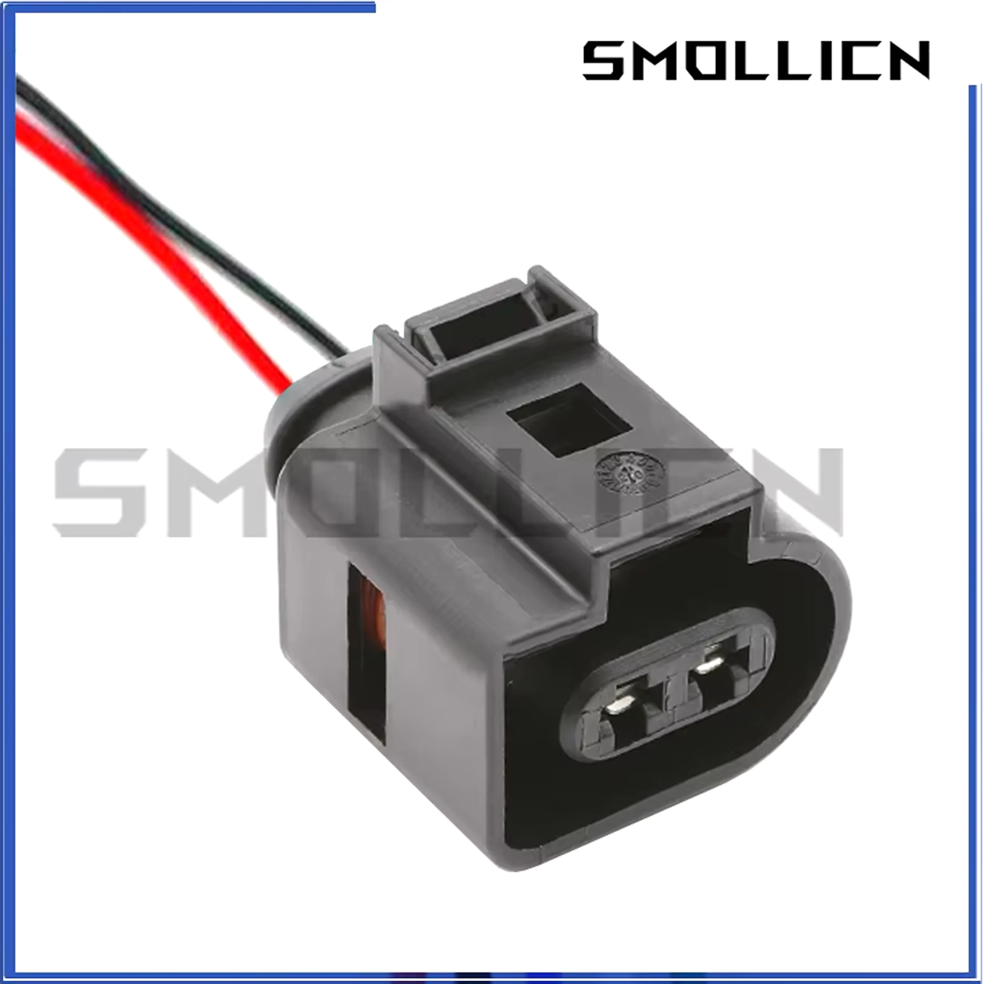 1 Set 2 Pin 1.5 Car Waterproof Wiring Harness Socket Electrical Horn Plug 1J0973802 1J0973702 8D0973822 For VW Audi