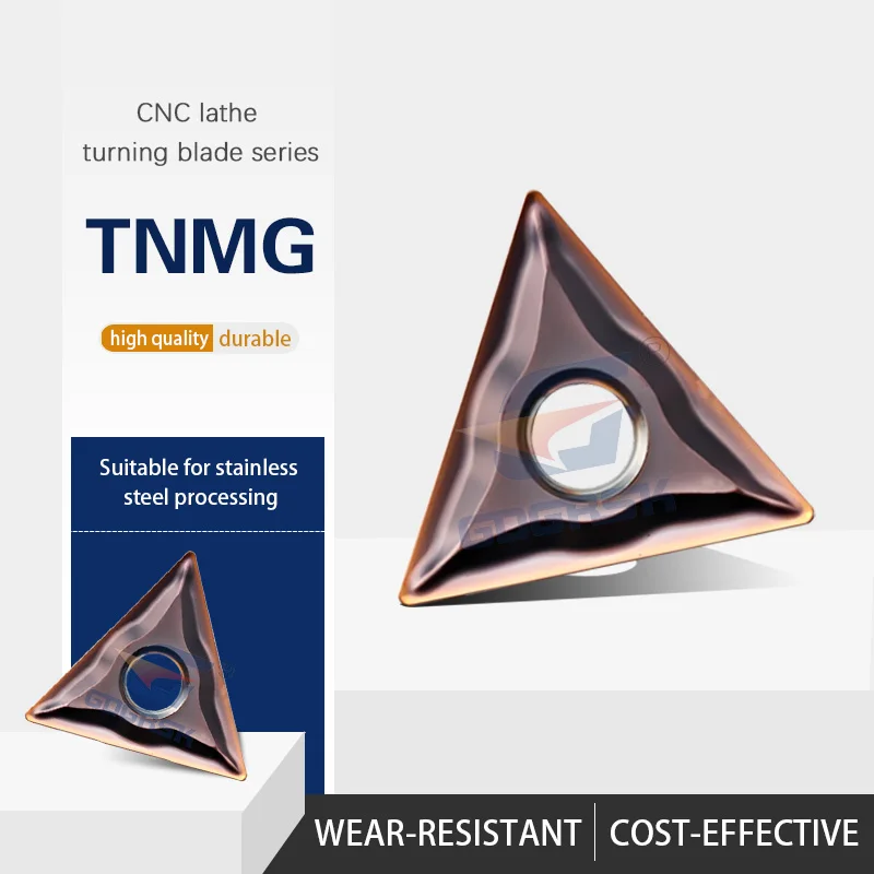 

TNMG220404-EF TNMG220408-EF DBG205 TNMG160404-EFTNMG160408-EF 100% оригинальное твердосплавное лезвие ZCC Обработка: нержавеющая сталь.