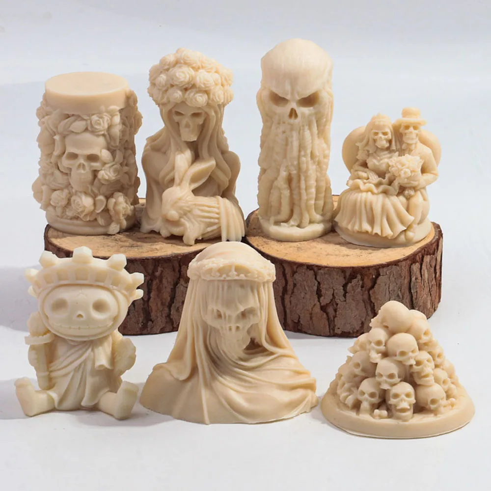 3D Halloween Skull …