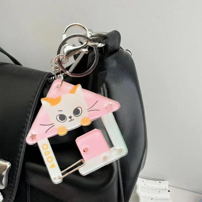 2025 سحر كرتون نابض بالحياة جديد لملحقات الحيوانات الأليفة الملحقات Carabiner Keychain للمغامرات اليومية #3